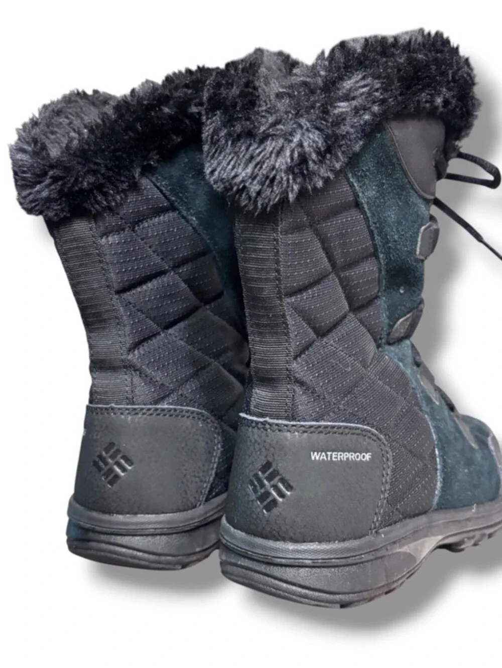 COLUMBIA Black Ice Maiden II Waterproof Insulated Winter Boots Size 5